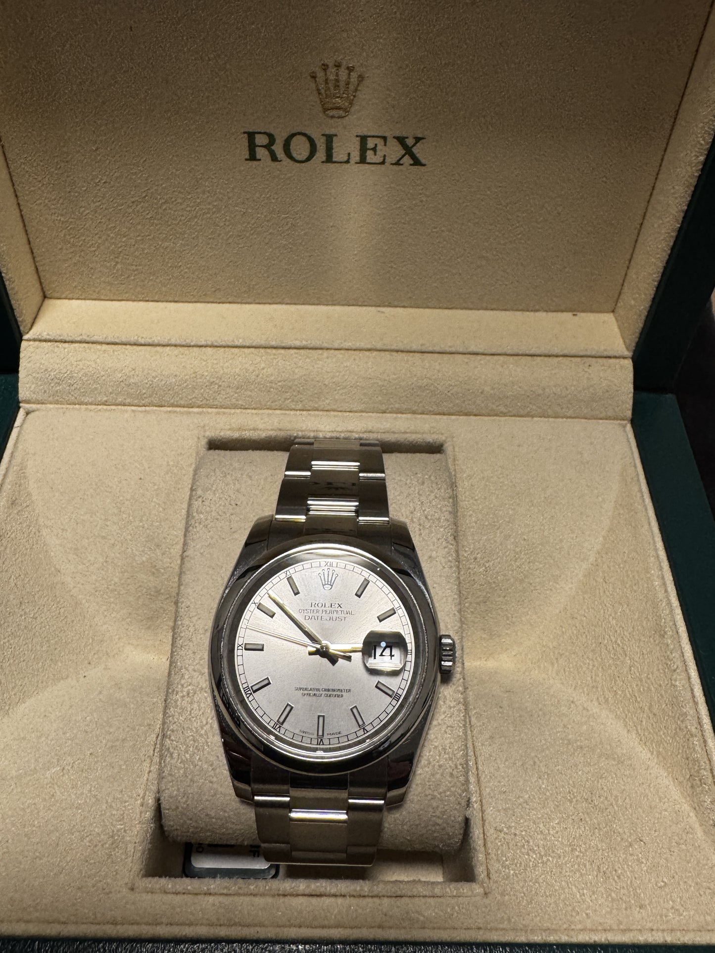 Rolex datejust 36 mm
