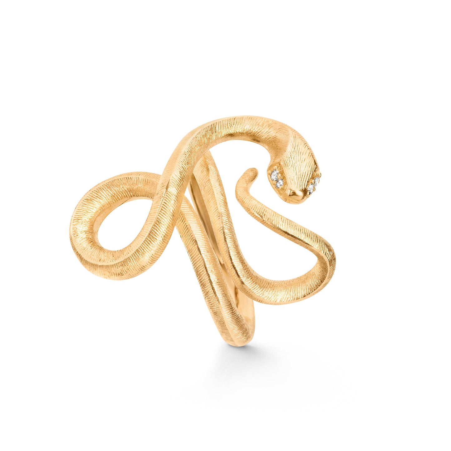 Ole Lynggaard - Snakes Ring Med Brillanter - Guldsmed Edens