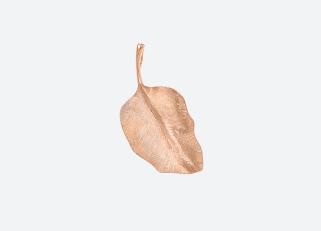 Ole Lynggaard - Leaves Vedhæng Rosaguld - 4 cm - Guldsmed Edens