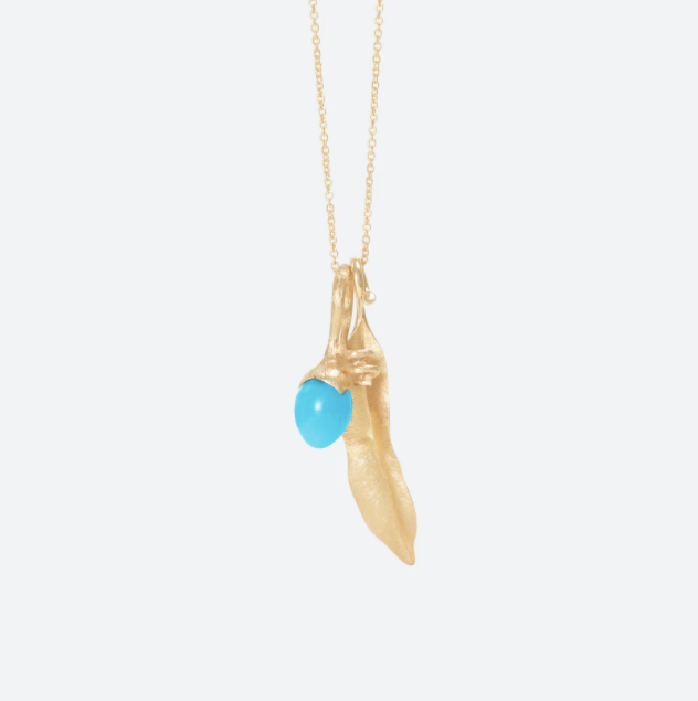 Ole Lynggaard - Leaves Vedhæng Guld - 4,5 cm - Guldsmed Edens