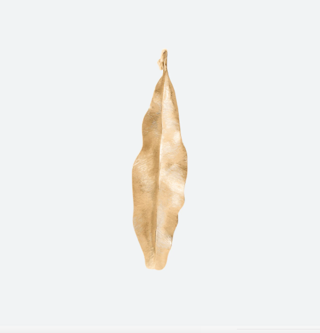 Ole Lynggaard - Leaves Vedhæng Guld - 7 cm - Guldsmed Edens