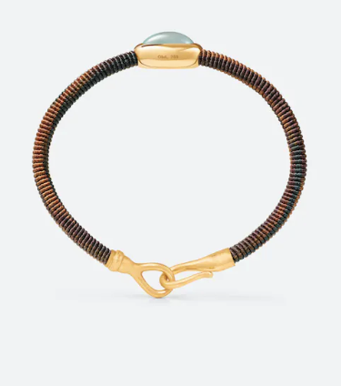 OLE LYNGGAARD COPENHAGEN - Life armbånd med aquamarine 6mm