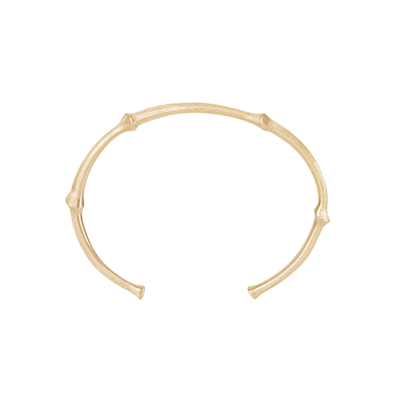 Ole Lynggaard - Nature armring rødguld satineret - Guldsmed Edens