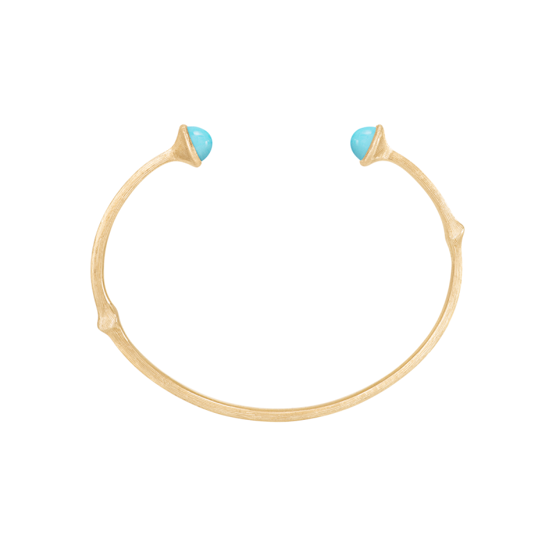Ole Lynggaard - Nature armring - 18 kt. rødguld med turkis - Guldsmed Edens