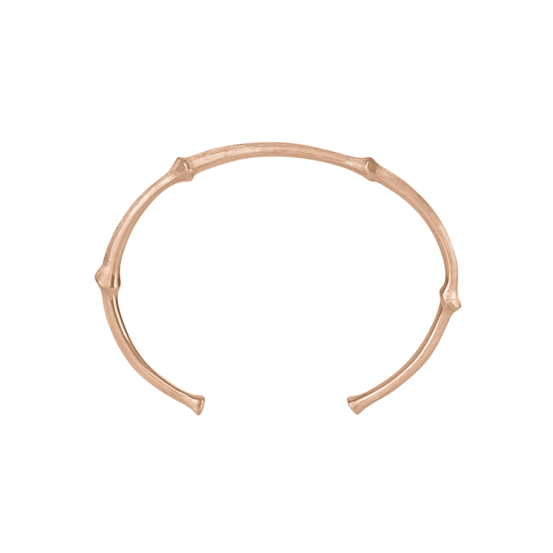 Ole Lynggaard - Nature armring rosaguld satineret - Guldsmed Edens