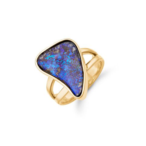 Ring med opal