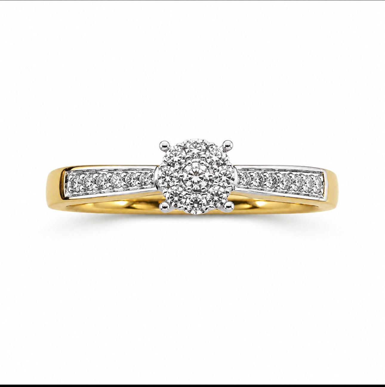 Elegant ring i 14 kt. - Guldsmed Edens