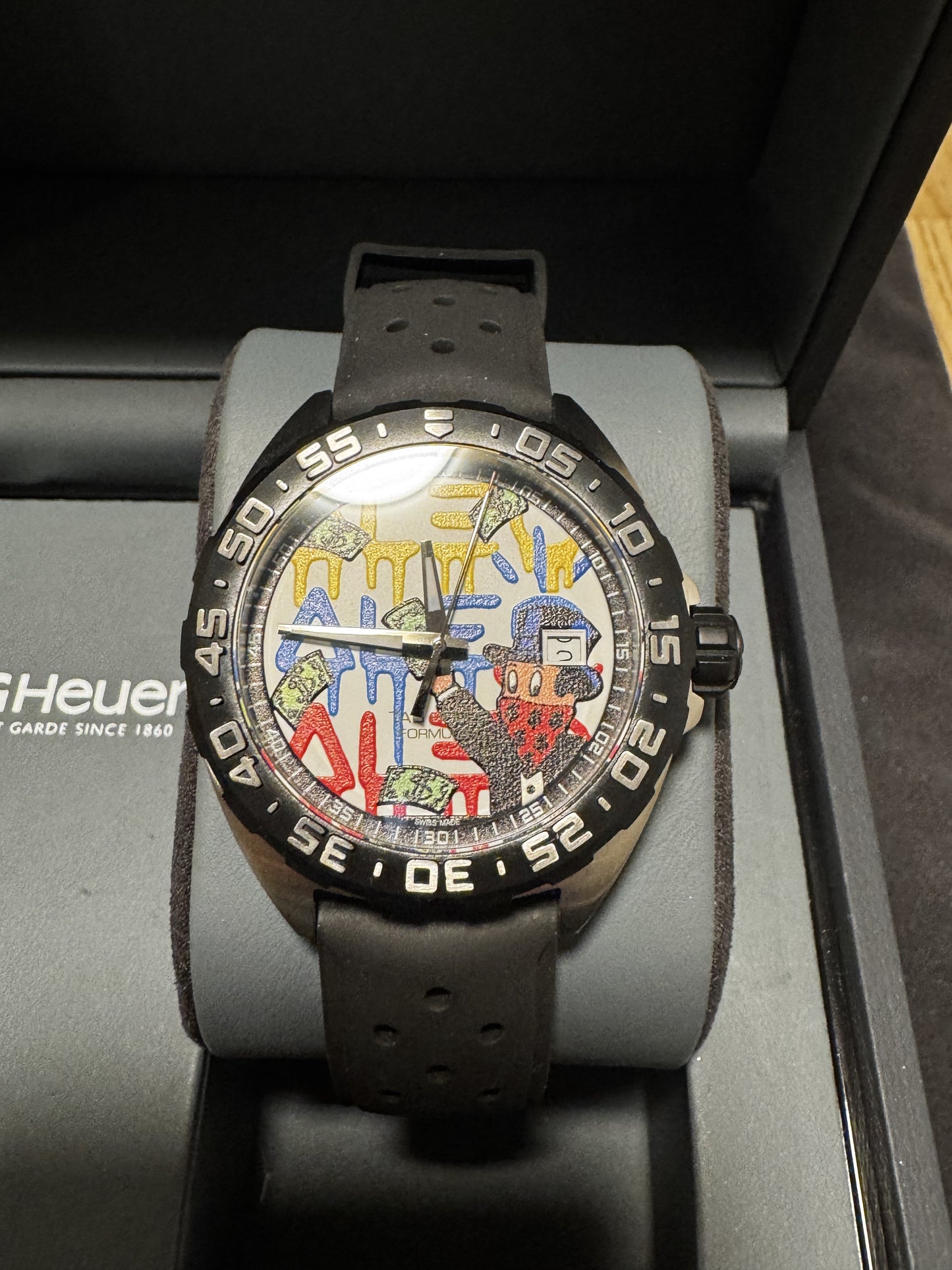 Tag Heuer Formula Special Edition Alec Monopoly fra 2019