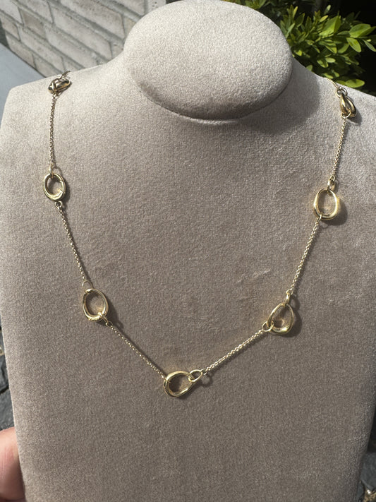 Georg Jensen Offspring halskæde – Vintage i 18 kt guld - Guldsmed Edens