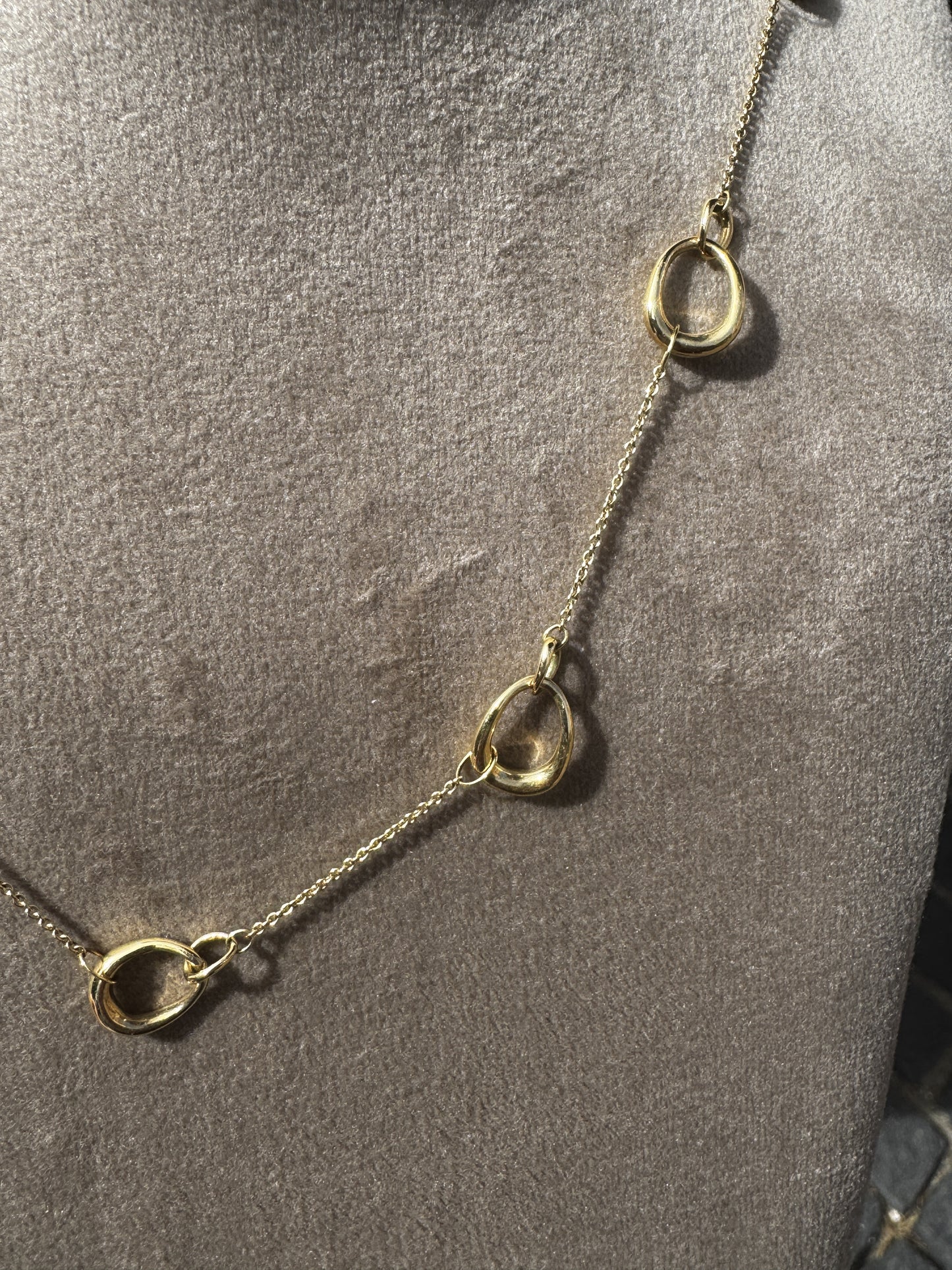 Georg Jensen Offspring halskæde – Vintage i 18 kt guld - Guldsmed Edens