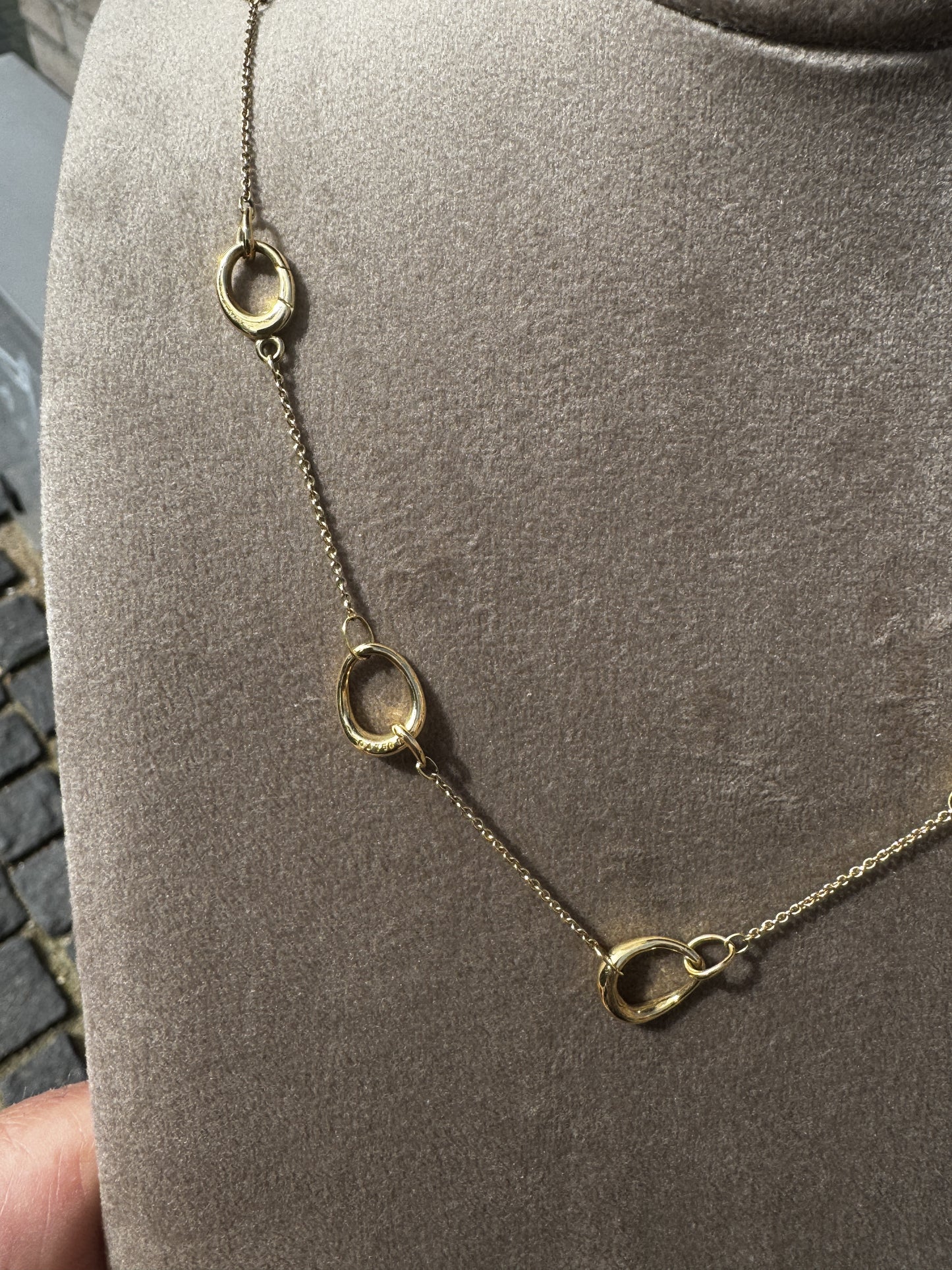 Georg Jensen Offspring halskæde – Vintage i 18 kt guld - Guldsmed Edens