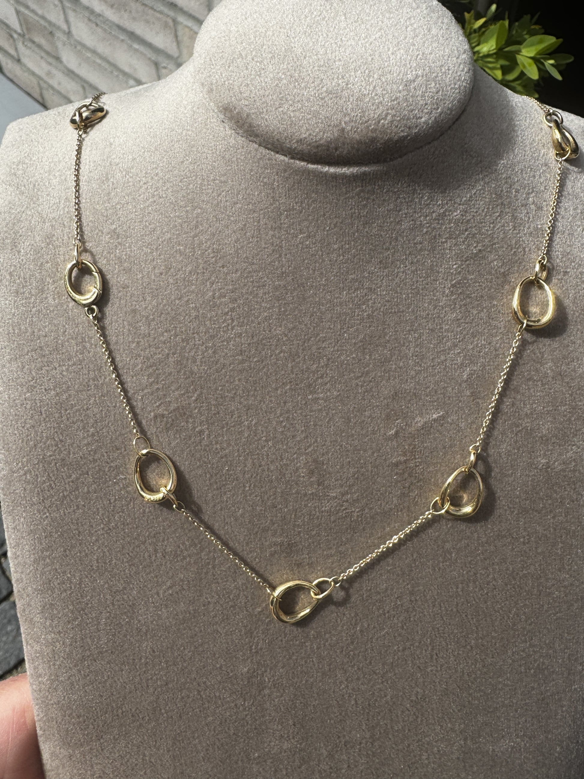 Georg Jensen Offspring halskæde – Vintage i 18 kt guld - Guldsmed Edens