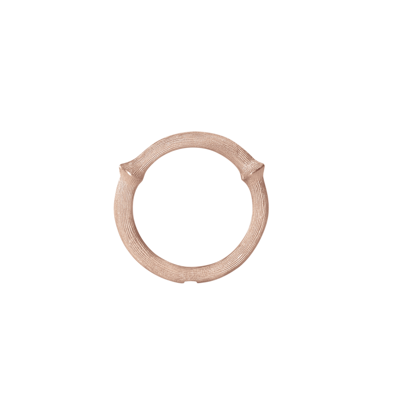 Ole Lynggaard - Nature Ring no. III - Rosaguld satineret - Guldsmed Edens