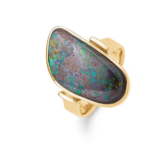 Ring med opal - Guldsmed Edens